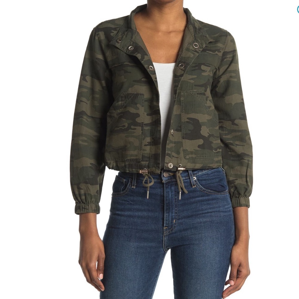COPY - SANCTUARY
Drawstring Hem Jacket In Camo